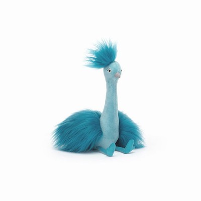 Jellycat Fou Fou Peacock Birds Australia | 756194MXC